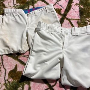 Medium white softball pants